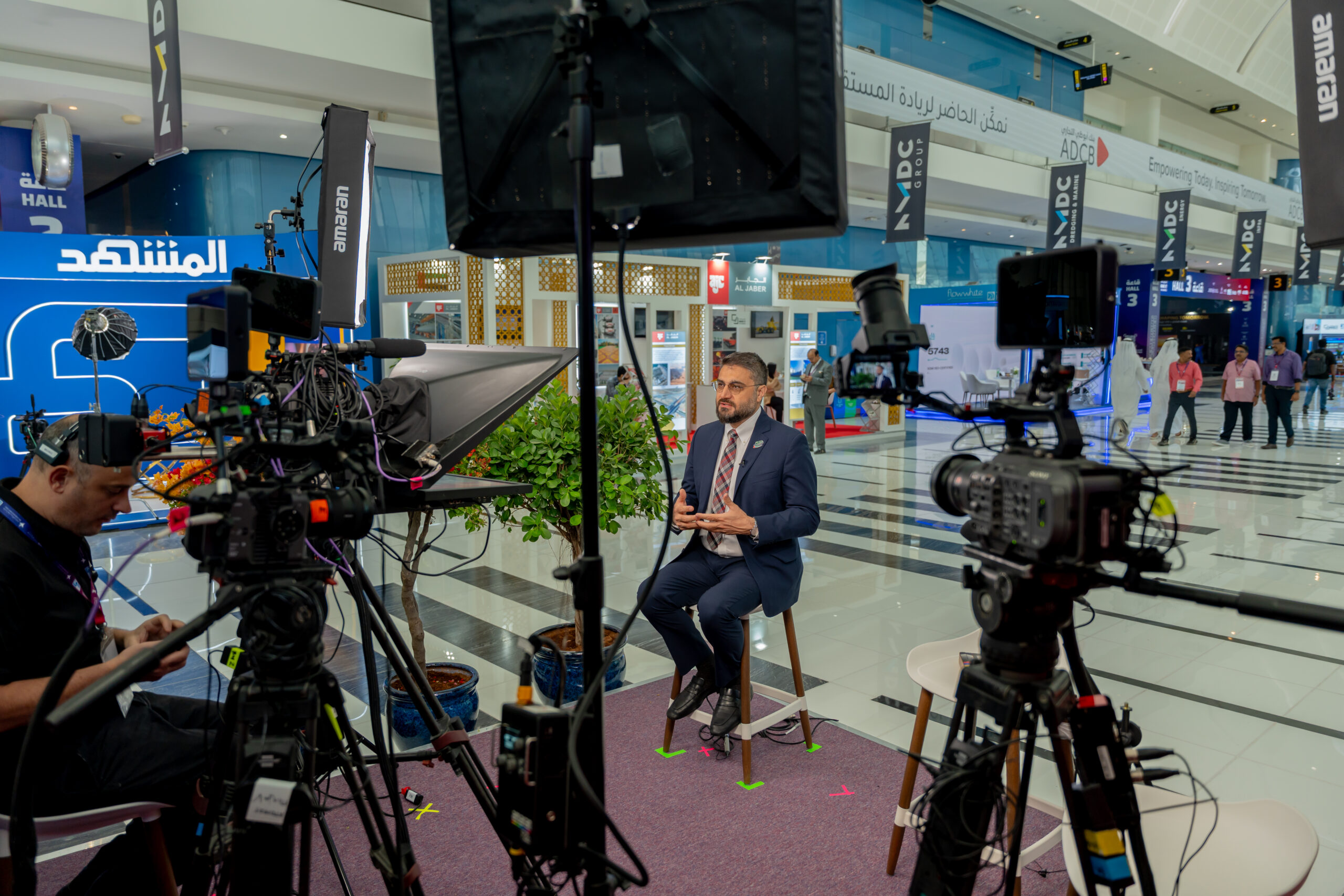DR Mohib being Interviewed 